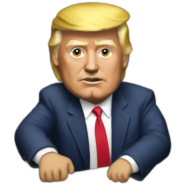 Trump drive emoji