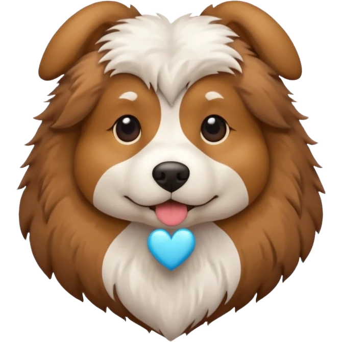 dog themed heart emoji