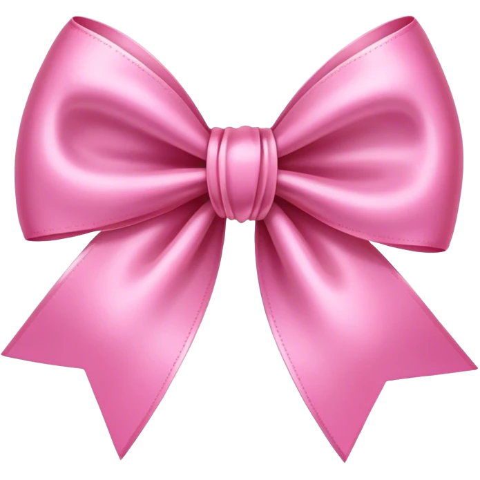 a pink bow emoji