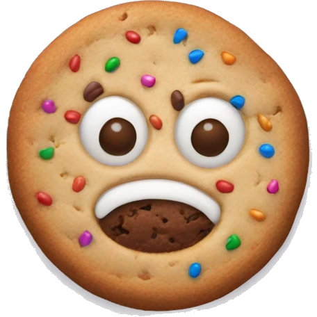 cookie with sprinkles  emoji
