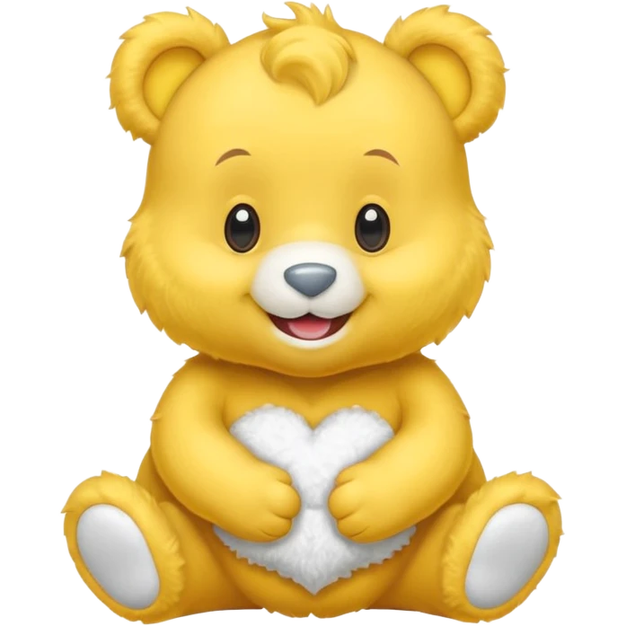 bisounours jaune emoji