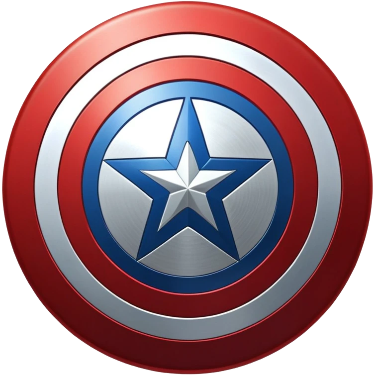 Captain America shield emoji