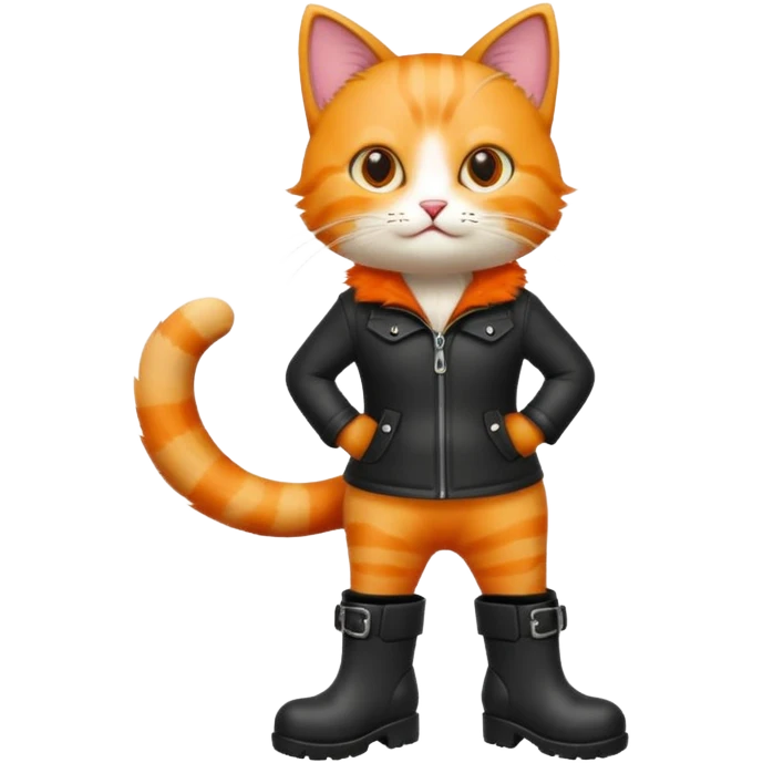Gato con botas emoji