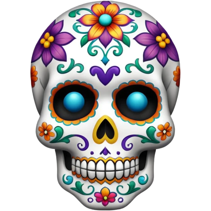 Sugar skull emoji