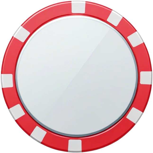 Poker chip emoji