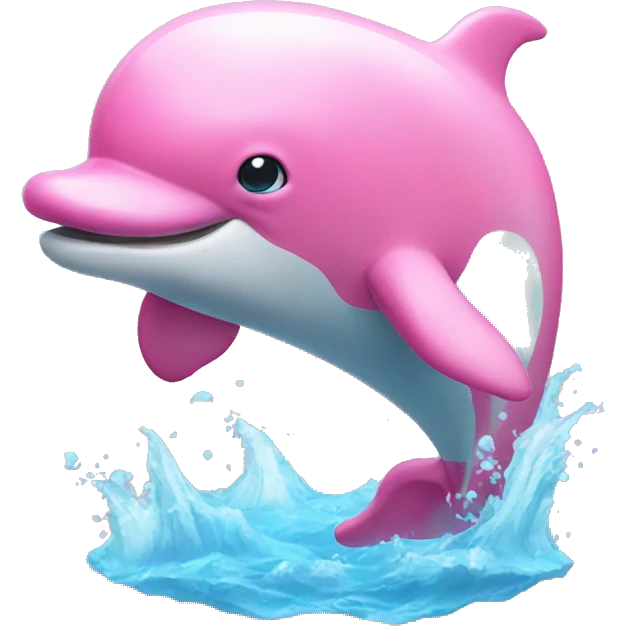 Pink dolphin  emoji