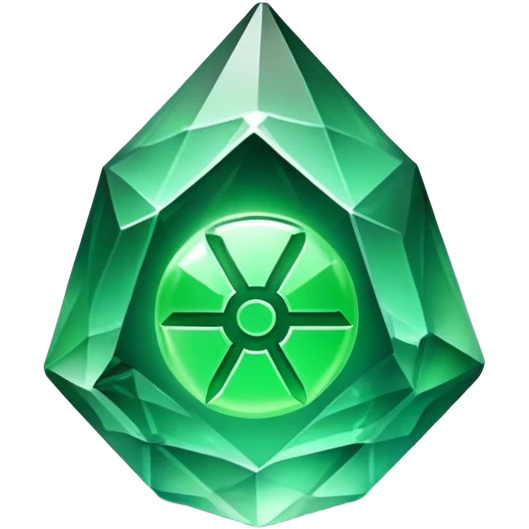 Raioactive death crystal emoji