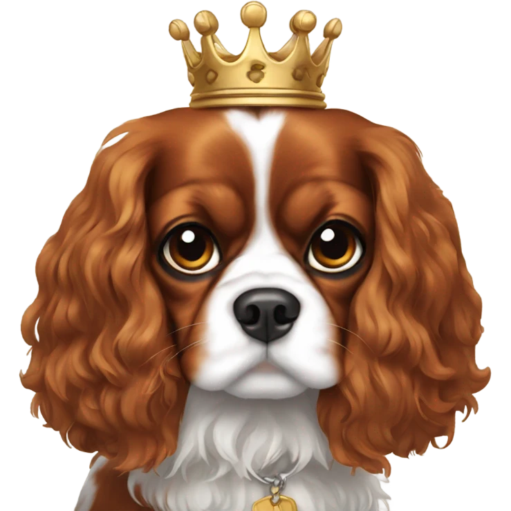 King Charles cavalier emoji