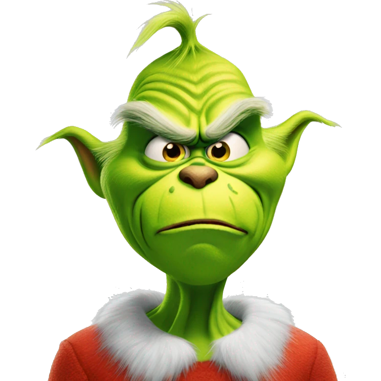 The grinch mad emoji