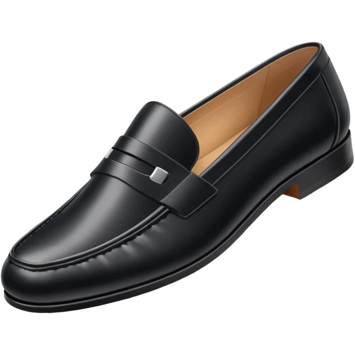 Black Leather Loafer emoji