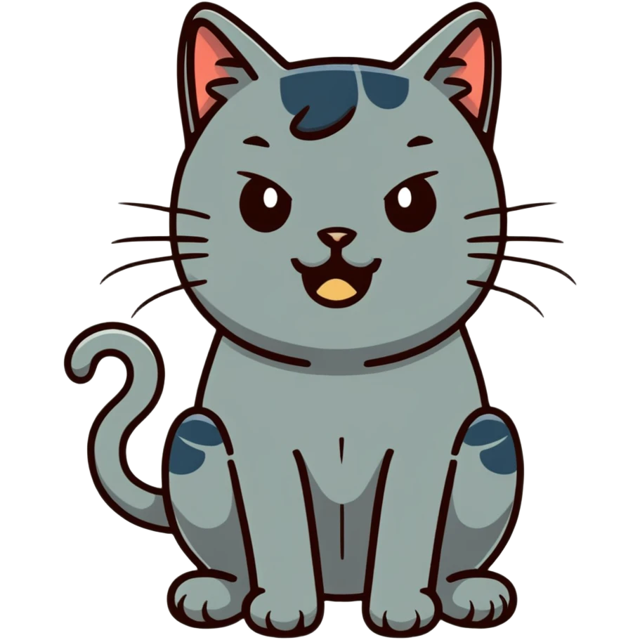 cat puking emoji