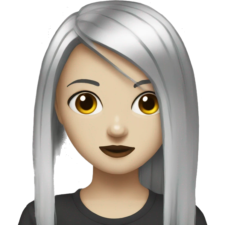 Scene girl 2000s emo emo girl emoji