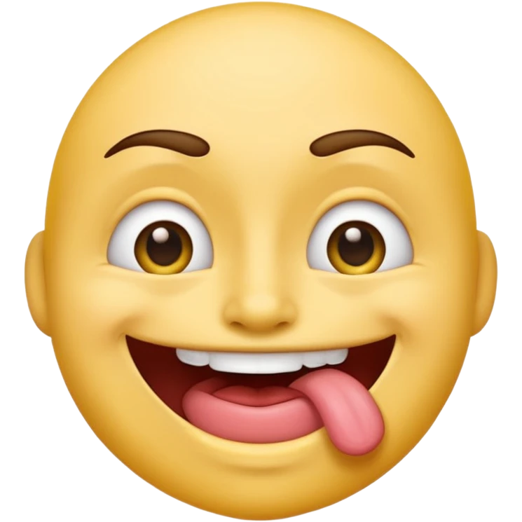 emoji sucking its lips in with one eyebrow up emoji
