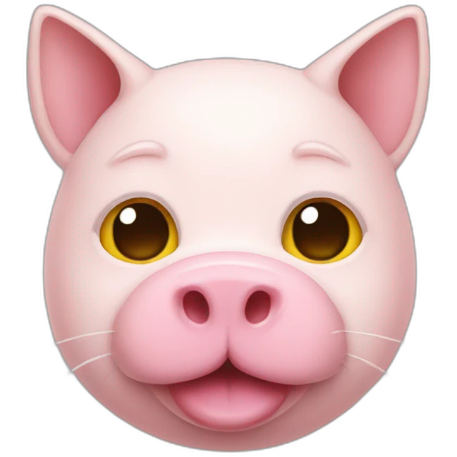 Cat-pig emoji