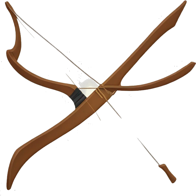 Brown singular bow emoji