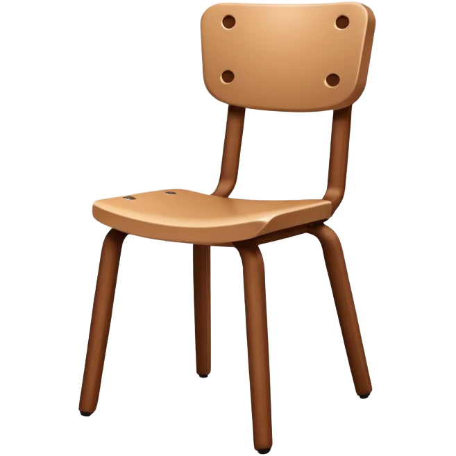 danish design Y-chair wooden emoji