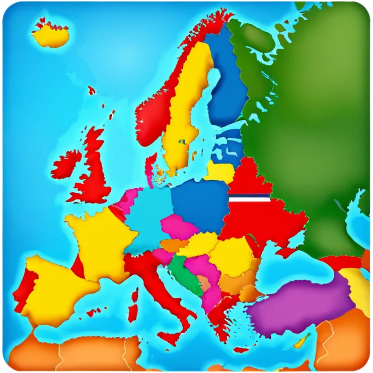 Map of Europe  emoji