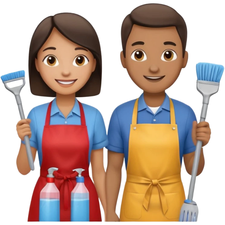 Housekeeper Couple emoji