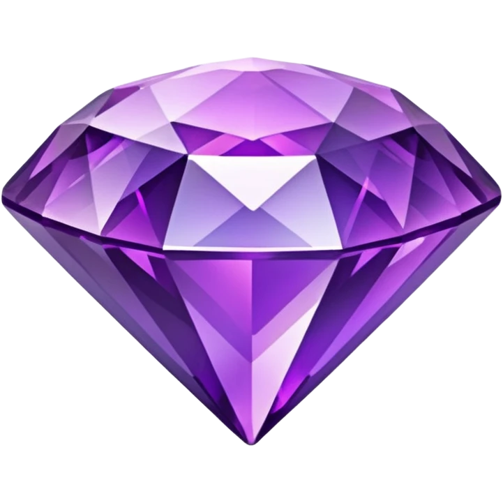 glitter purple crystal diamond emoji