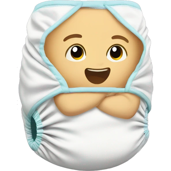 Baby diaper emoji