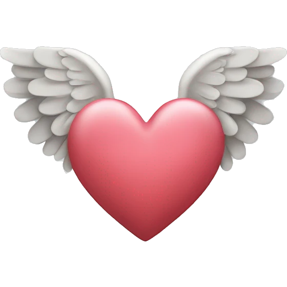 heart with angel wings emoji