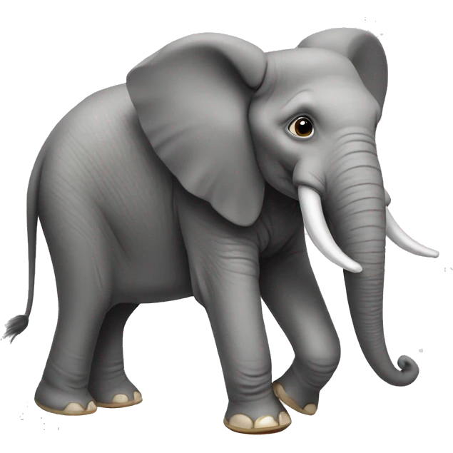 elephant with heels emoji