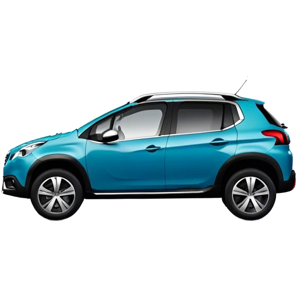 Peugeot 2008 couleur bleu émeraude emoji