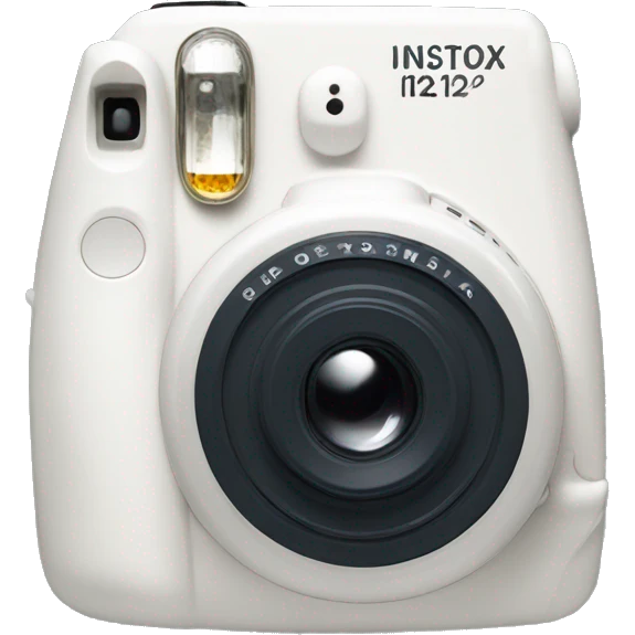 instax 12 white emoji