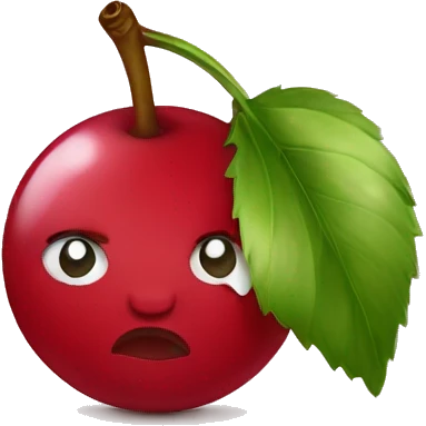 Cherries with bow  emoji