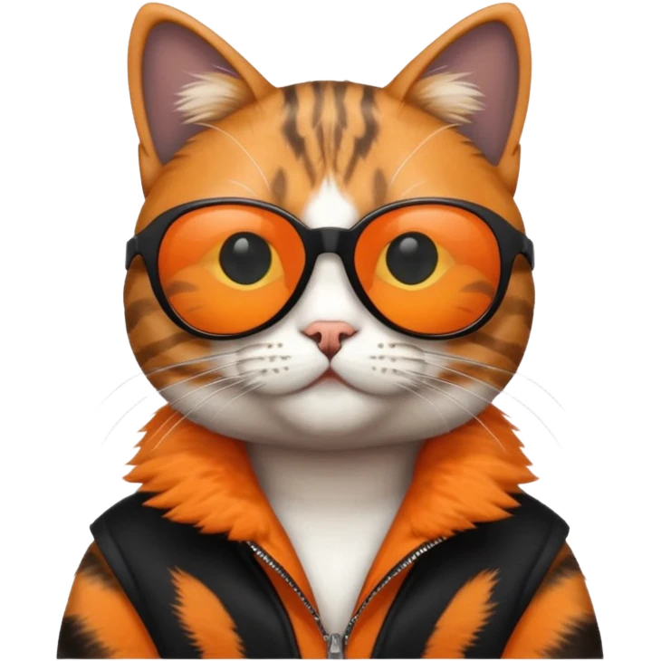 Cat wearing sunglasses emoji