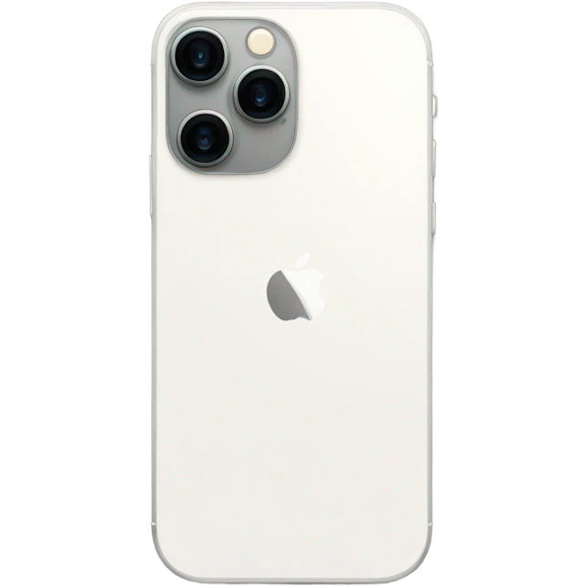 white iphone 14 pro max  emoji