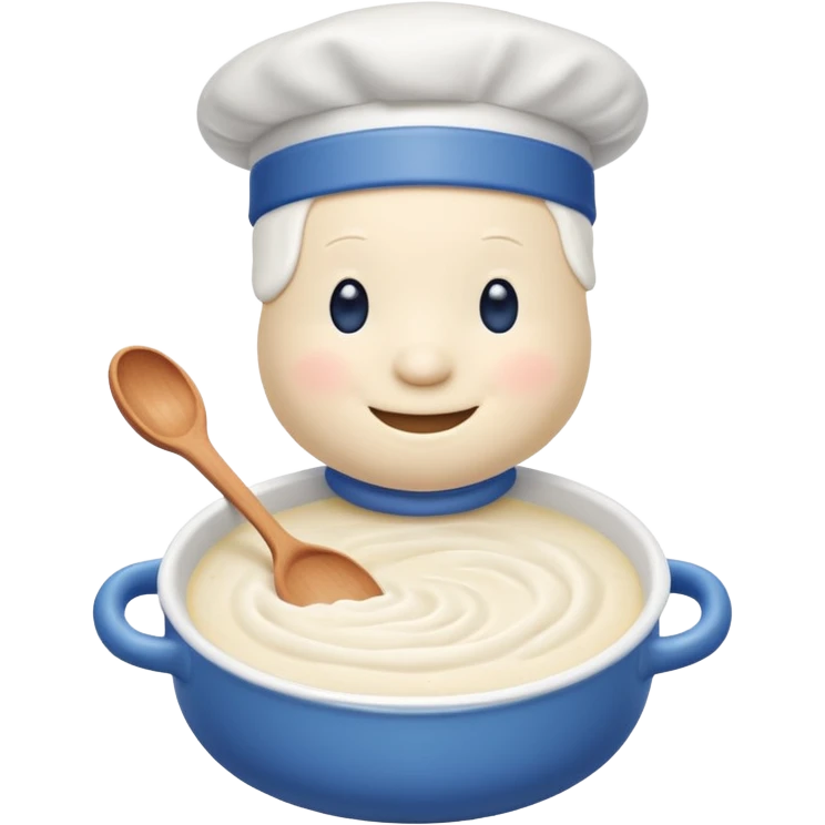 Pillsbury dough boy makes progresso soup emoji