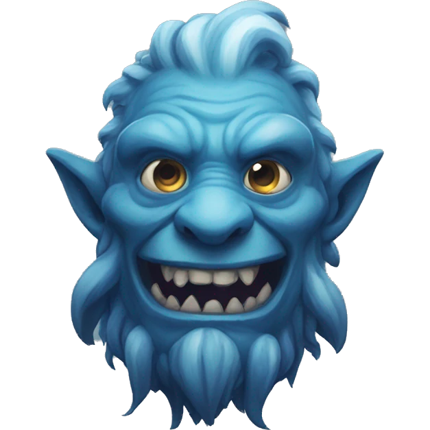burping firbolg spectral giant blue emoji