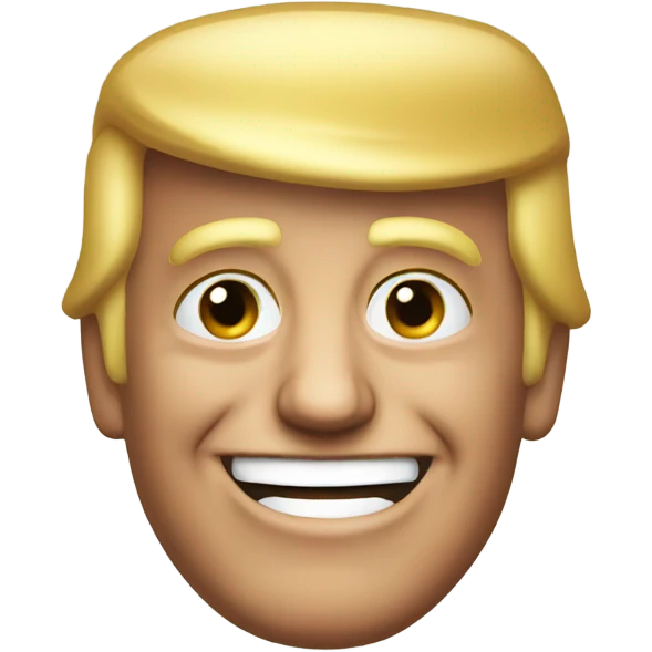 trump smiling emoji