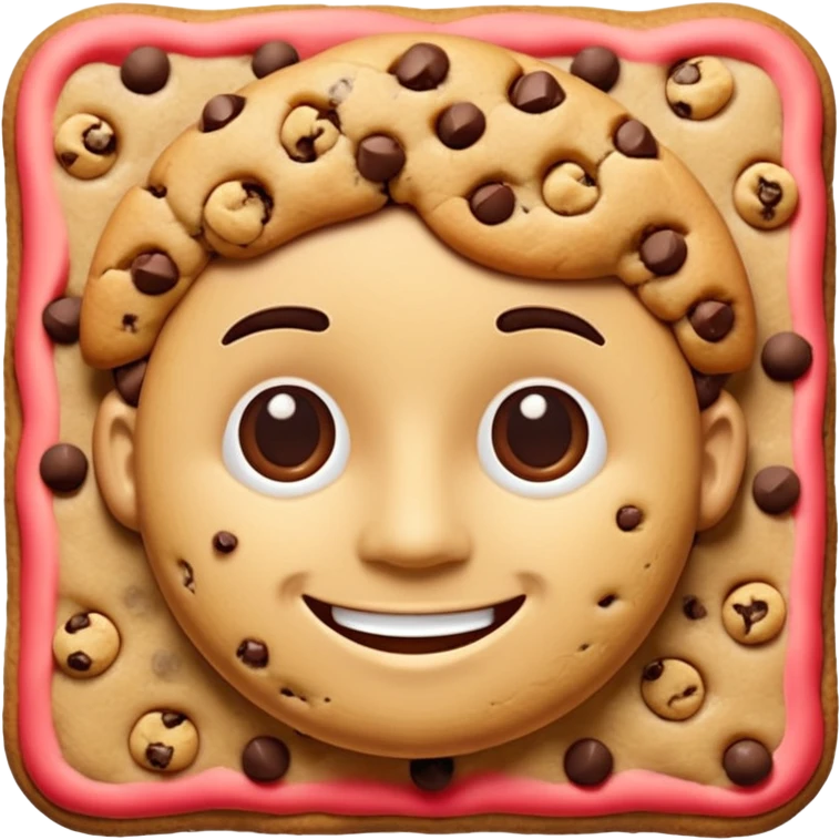 Chocolate Chip Cookie Man emoji