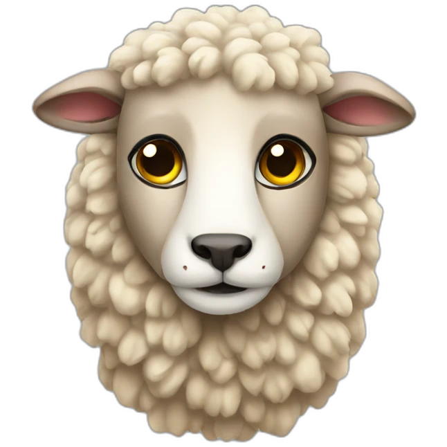 sheep-cheetah emoji