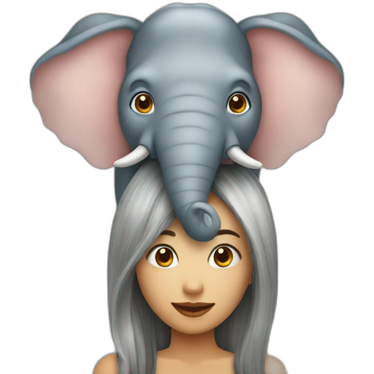 Person with elephant head emoji