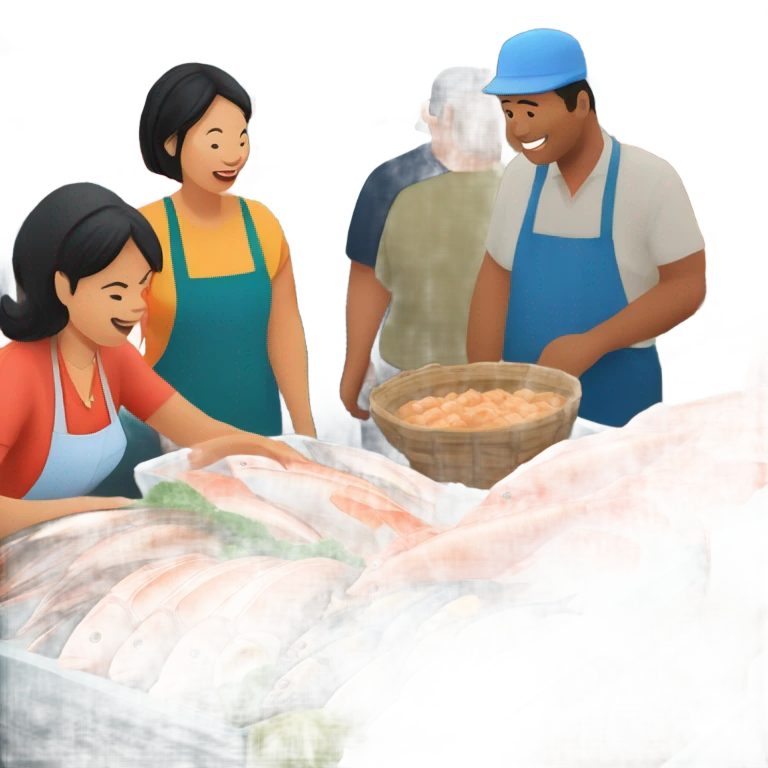 Tsukiji fish market emoji