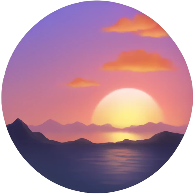 Sunset emoji