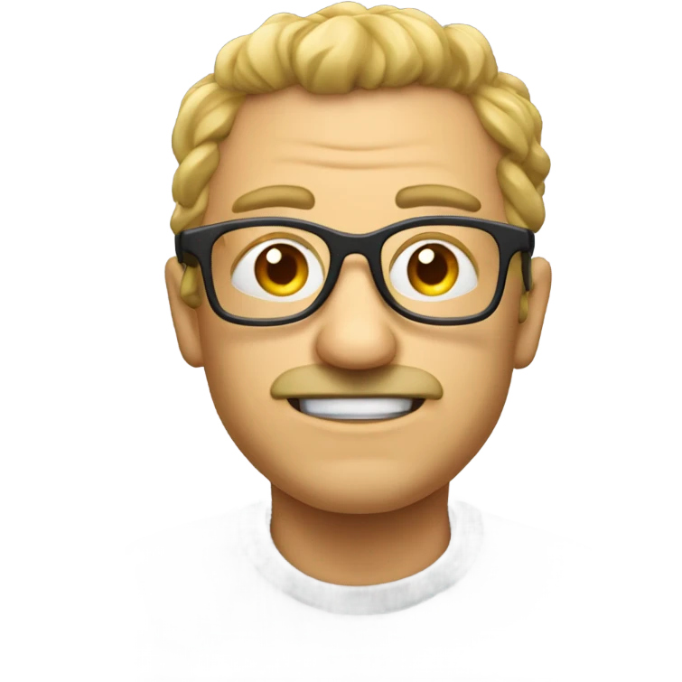 Hecht mit Brille emoji
