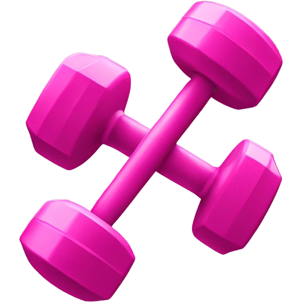 Pink dumbbell  emoji