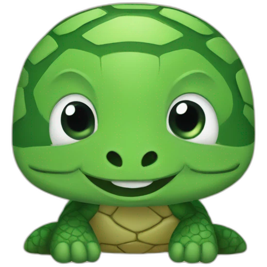 Turtle stitch emoji