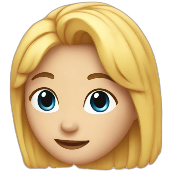 Cœur bleu emoji