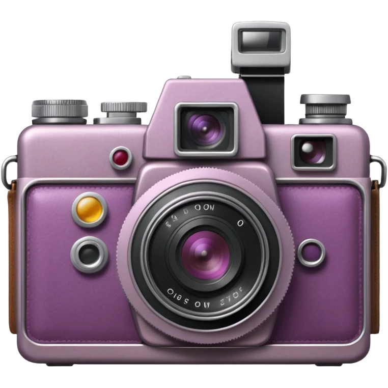 Mauve vintage camera emoji