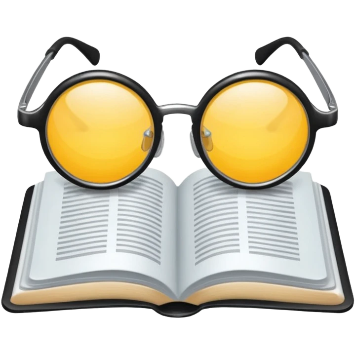 unas gafas lectura emoji