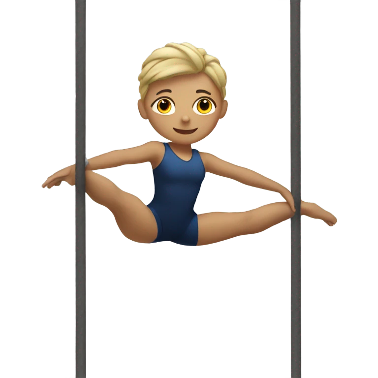 Gymnast on bars emoji