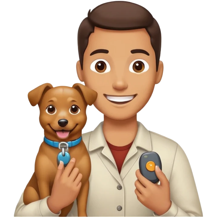 Dog Clicker trainer emoji