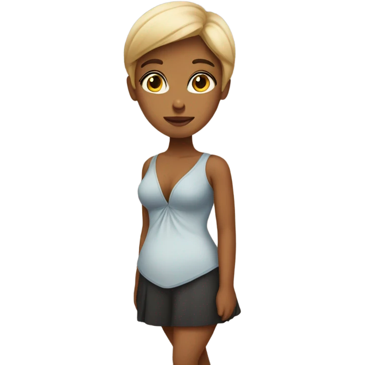girl with an hourglass figure emoji