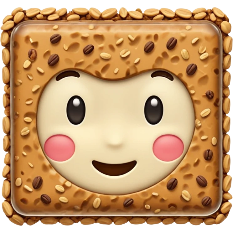 granola bar, simple, clear emoji