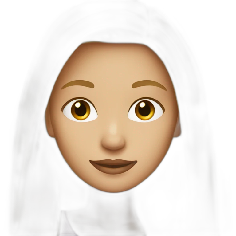 blond woman straight hair coloured top emoji